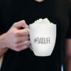 Tazza in ceramica con manico per il pap&agrave;