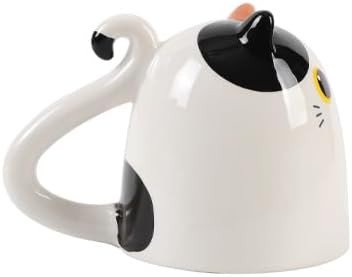TAZZA IN CERAMICA UP & DOWN ORANGE CAT