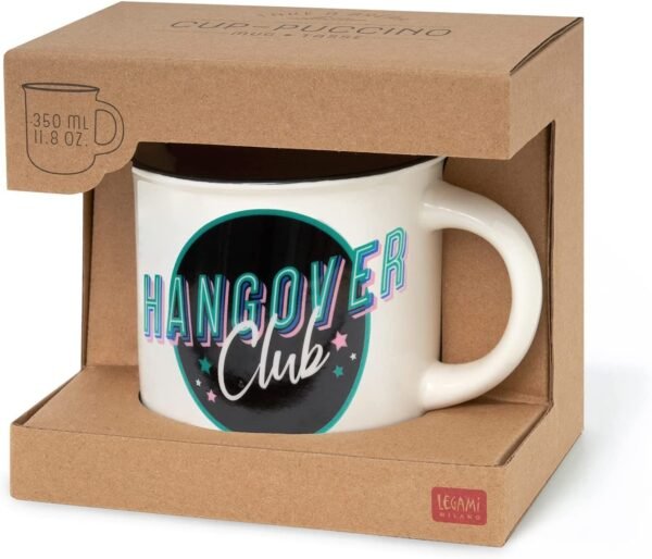 TAZZA IN PORC. NEW BONE CHINA - CUP-PUCCINO - HANGOVER
