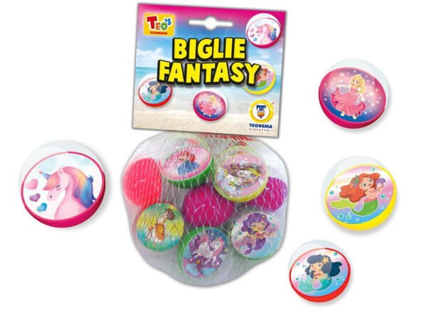 Teo's - biglie da spiaggia fantasy in rete bimba