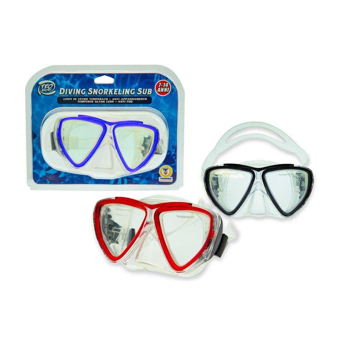 TEO'S - MASCHERA IN VETRO TEMPERATO 3 COL.