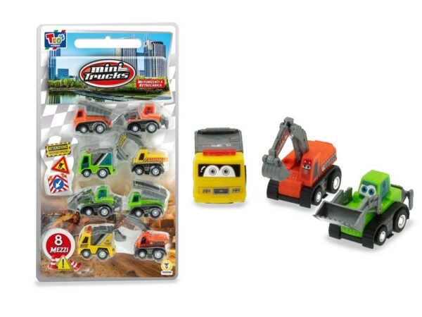 TEO'S - MINI TRUCKS A RETROCARICA 8 PZ 2 MDL