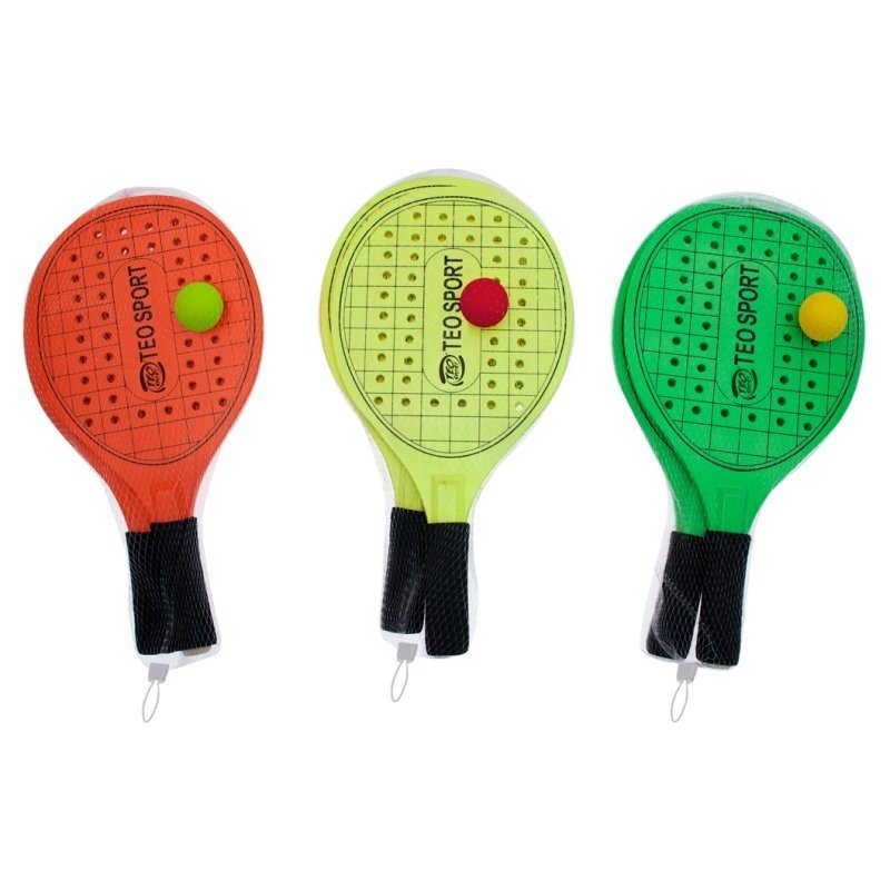 TEO'S - RACCHETTONI LEGNO FLUO 8 MM 3 COL. 44 FORI