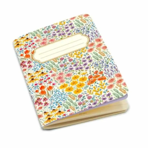 TINY FLOWERS QUADERNO A5 14 8X2 1 64PAG RIGA