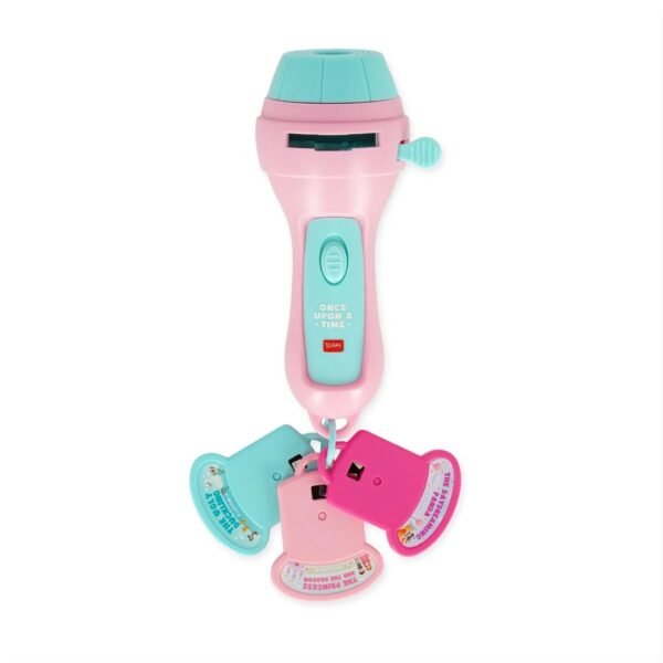 Torcia proietta storie - projector torch - pink