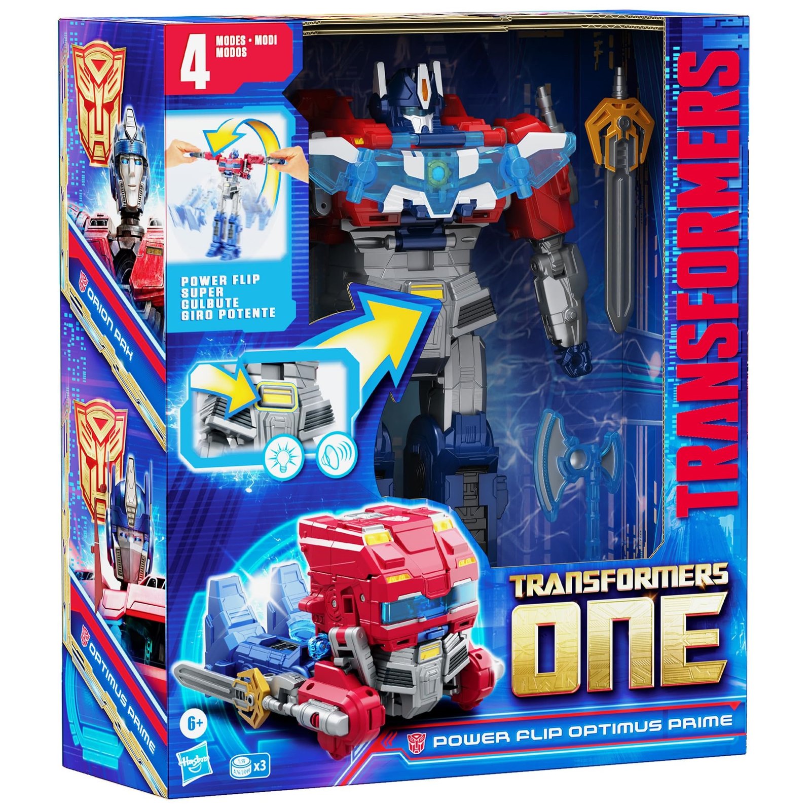 Tra mv8 power flip optimus prime