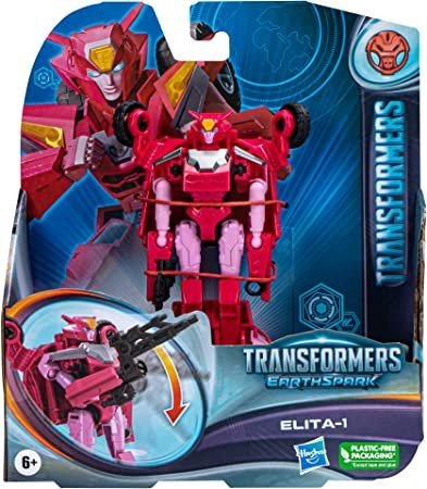 Transformers EarthSpark Action Figure Elita-1 Hasbro 13cm