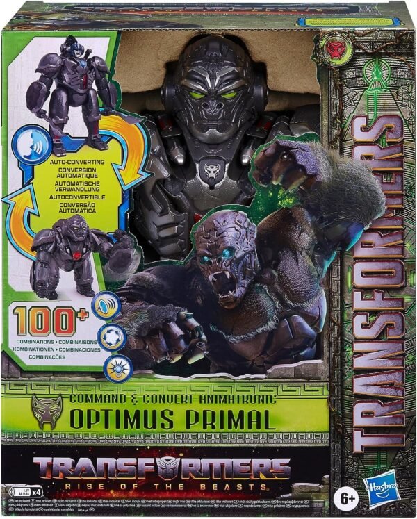 Transformers: Rise Of The Beasts Electronic Figura Command & Convert Animatronic Optimus Prime 32 Cm Hasbro