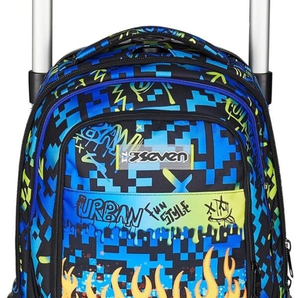 TROLLEY TYRE SEVEN SCRIBBLED FLAME