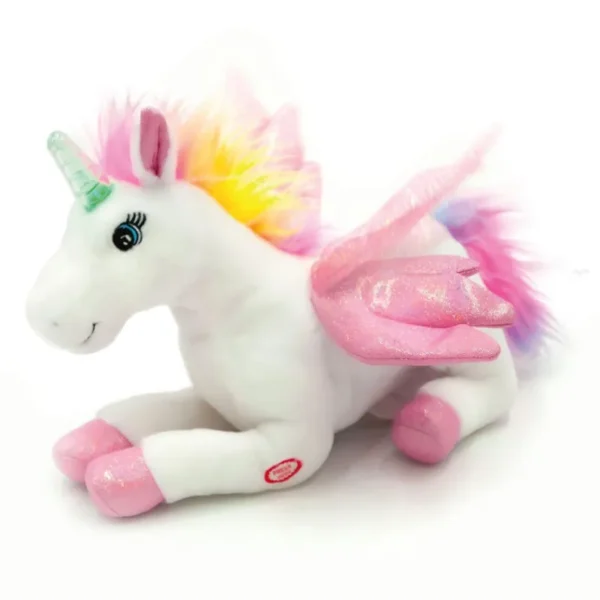 UNICORNO ALATO B/O LUCI MUSICA MOV.ALI PILE INCLUS