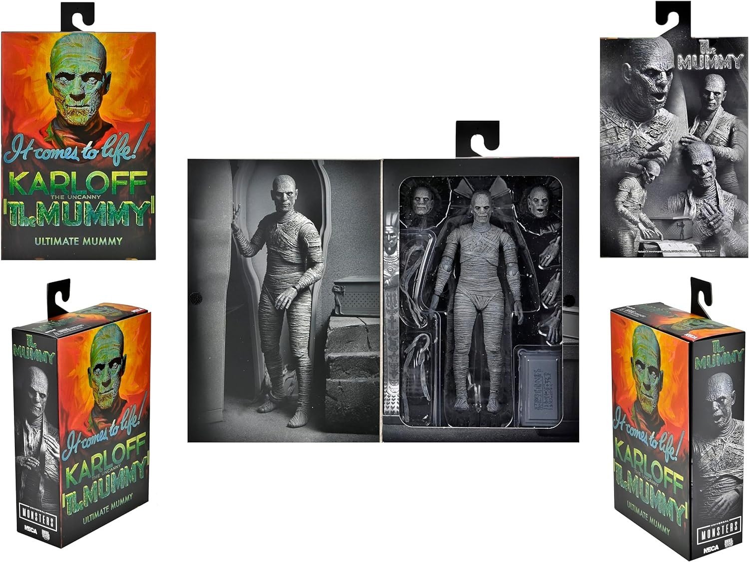 UNIVERSAL MONSTERS ULTIMATE MUMMY B/W AF - immagine 2