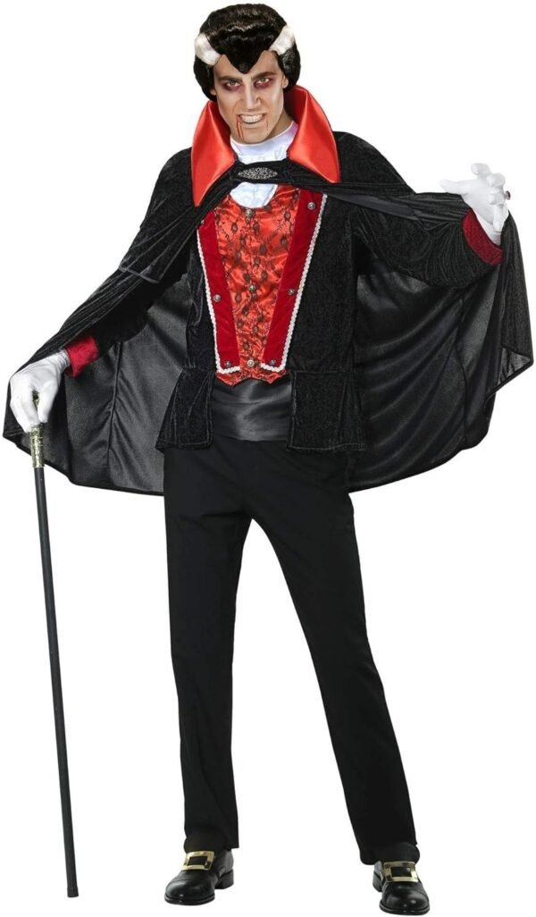 "VAMPIRO VITTORIANO" (giacca con gilet, jabot, mantello)