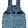 VESTIDO BBFLOWERS GIRL - DENIM AZUL -   24M - 1