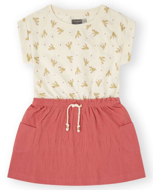 VESTIDO CACTUS - CRUDO -   12Y - 1