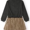 VESTIDO CHIC  - GRIS OSCUR -    4Y - 1