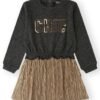 VESTIDO CHIC  - GRIS OSCUR -    6Y - 1