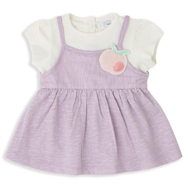 VESTIDO  MINIPEACH - LILA -   12M - 1