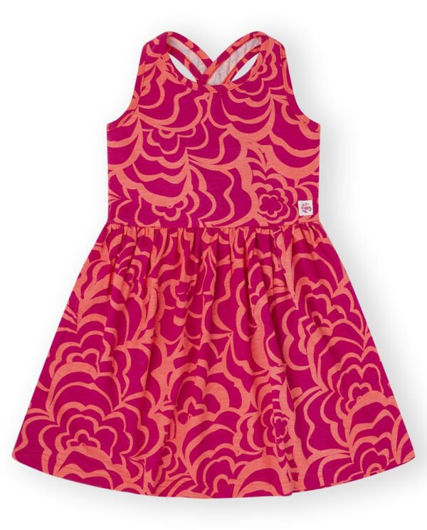 VESTIDO WAVES - FUCSIA -   10Y - 1