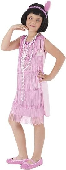 VESTITO CHARLESTON FLAPPER PER BAMBINI