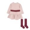 VESTITO CON CALZINI ROSA INTENSO 10.A