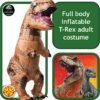 Vestito gonfiabile t-rex per adulti