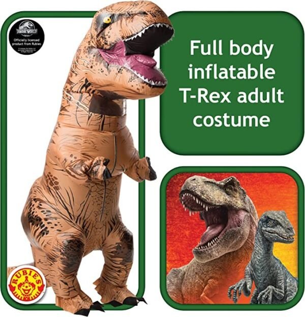 Vestito gonfiabile t-rex per adulti