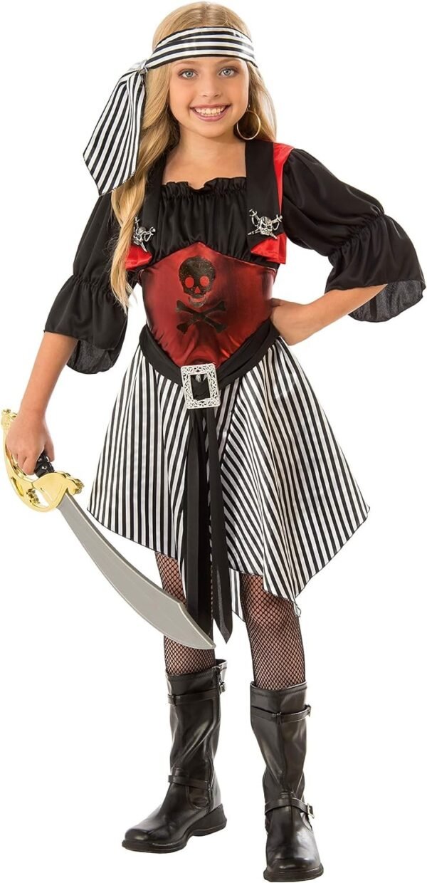 VESTITO PIRATESSA SCARLATTA PER BAMBINI