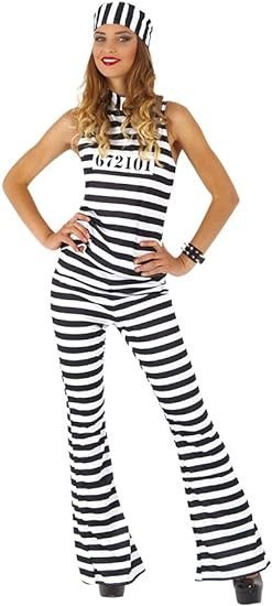 VESTITO PRIGIONIERA PER ADULTI