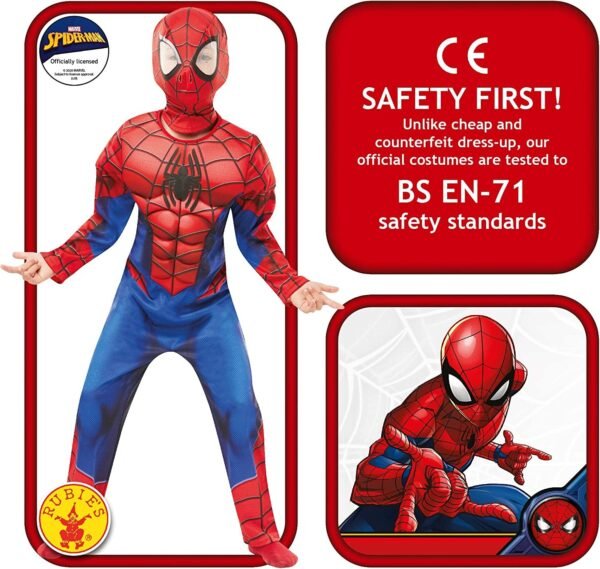 VESTITO SPIDERMAN LUSSO PER BAMBINI