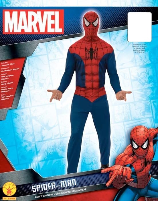Vestito spiderman opp per adulti