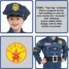 VESTITO SUPER POLIZIOTTO PER BAMBINI
