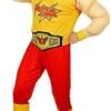 Wrestling champ (maglia muscoli, pantaloni, cintura, copristivali, bandana)