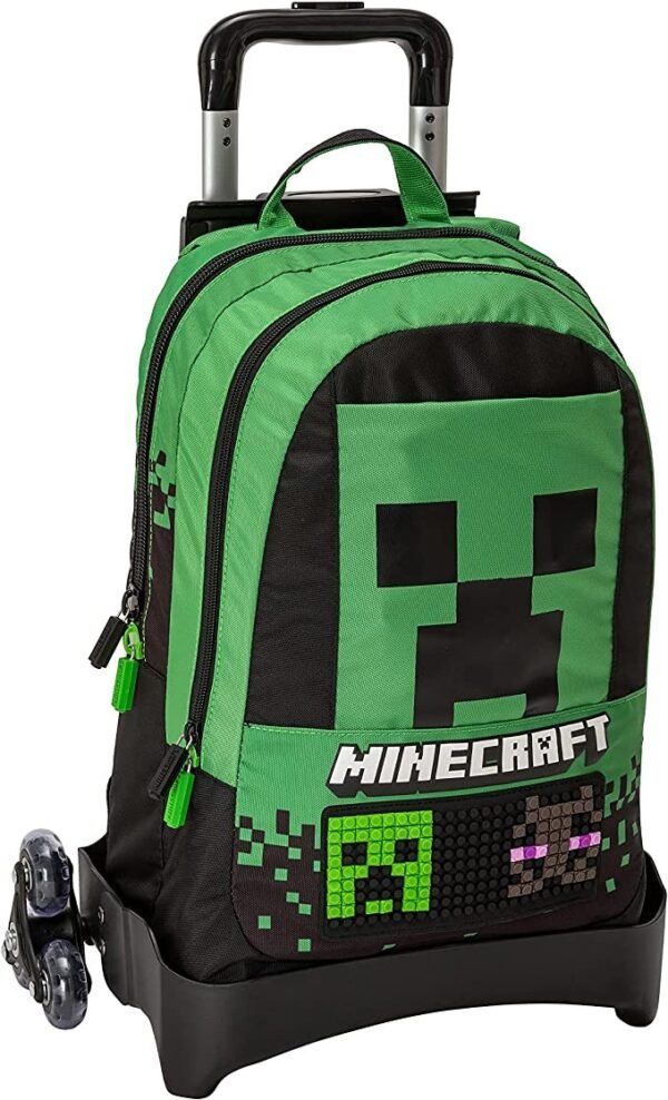 ZAINO ORG. TROLLEY STACCABILE PIXELS MINECRAFT