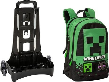 ZAINO ORG. TROLLEY STACCABILE PIXELS MINECRAFT