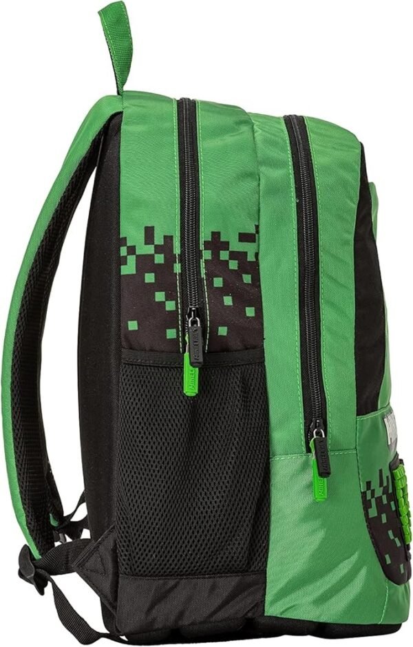 ZAINO ORGANIZZATO PIXELS MINECRAFT