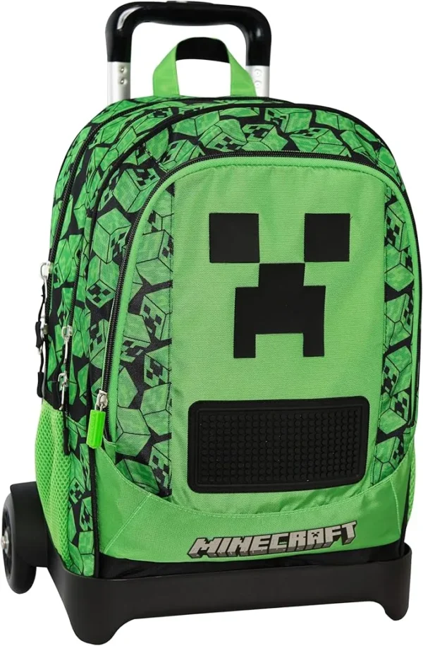 ZAINO ORG.TROLLEY STACC. PIXEL MINECRAFT
