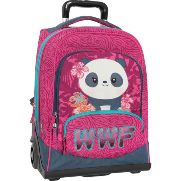ZAINO ORG.TROLLEY STACC.WWF ILLUSTRATO PANDA
