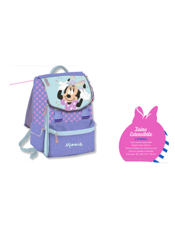 ZAINO SCUOLA MINNIE COLORI ASSORTITI
