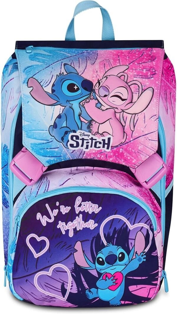 ZAINO SDOPP.BIG LILO & STITCH CUTE AND FLUFFY