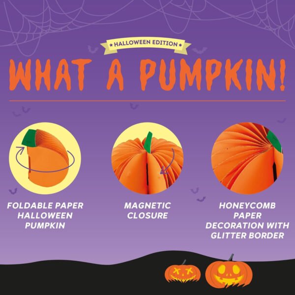 ZUCCA PIEGHEVOLE IN CARTA - WHAT A PUMPKIN! - PUMPKIN