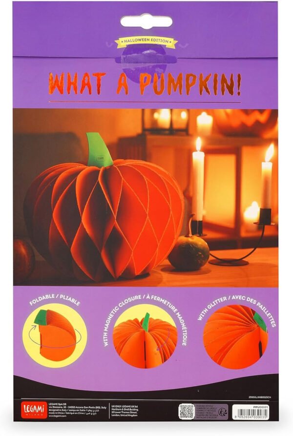 ZUCCA PIEGHEVOLE IN CARTA - WHAT A PUMPKIN! - PUMPKIN