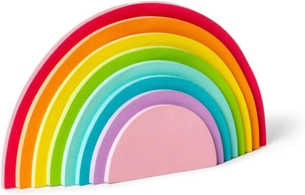 Rainbow thoughts - bloc-notes adesivo - rainbow