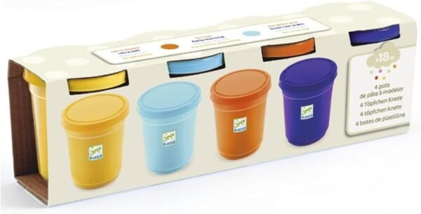 4 tubes of play dogh - nature