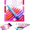 10 felt brushes - Sweet