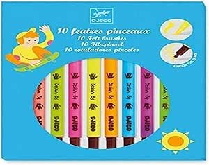 10 felt brushes - Pop colours