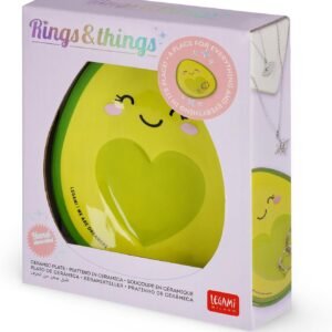 RINGS & THINGS - PIATTINO
IN CERAMICA - AVOCADO