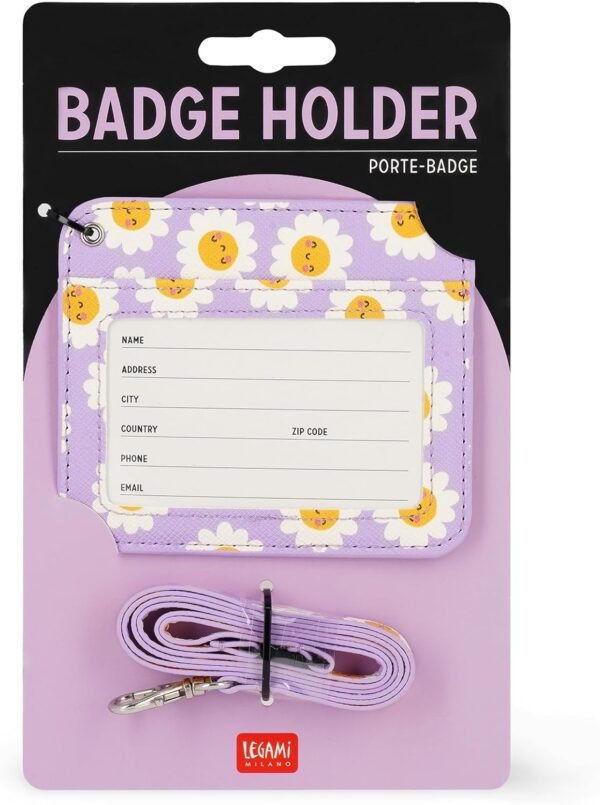 PORTA BADGE - BADGE
HOLDER - DAISY