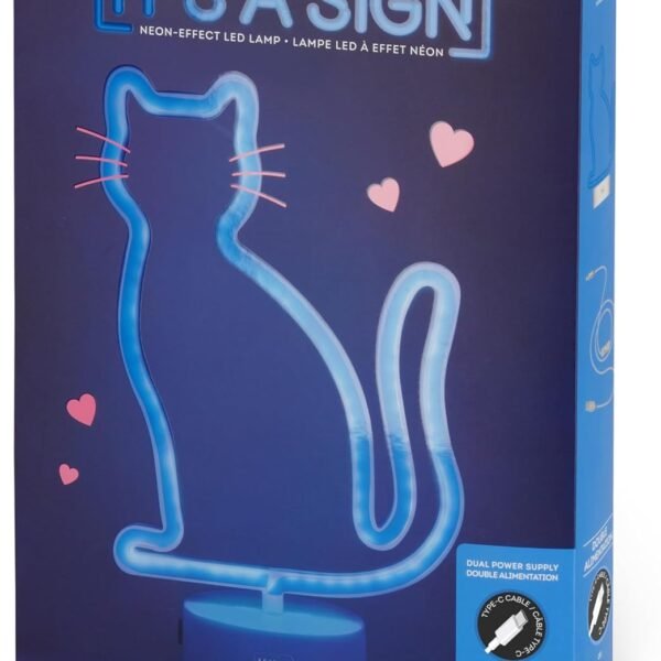 IT'S A SIGN - LAMPADA LED A EFFETTO NEON - KITTY