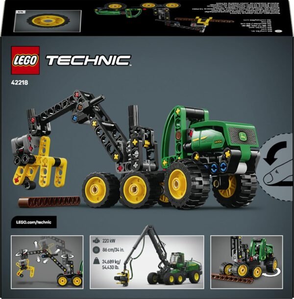 LEGO TECHNIC MIETITREBBIA GOMMATO JOHN DEERE 1470H 42218