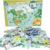 OBSERVATION PUZZLE - Around the world + booklet - 200 pcs